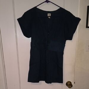 Edme & Esyllte | Elegant Navy Women's Blouse